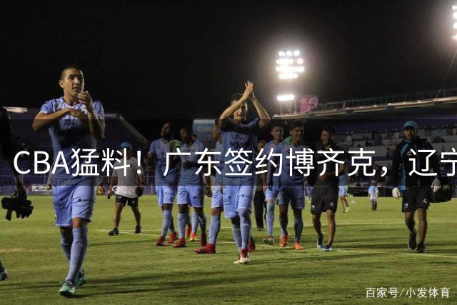 CBA猛料！广东签约博齐克，辽宁两外援到位，山东男篮接触帕克